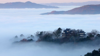 Lâu đài Bitchu Matsuyama ở tỉnh Okayama hay còn được gọi là “Thành trên trời” 